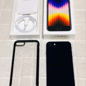 iPhone SE (第3世代) ミッドナイト 本体 SIMフリー 箱付属品あり