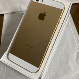 【美品】中古Apple iPhone SE ゴールド 4インチ