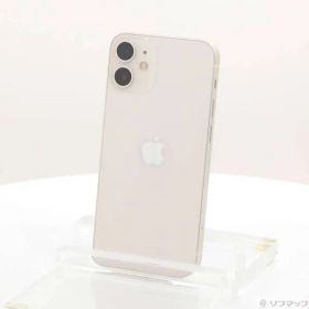 〔中古品〕 iPhone12 mini 64GB ホワイト MGA63J／A SIMフリー【349】