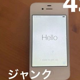 Apple iPhone 4 ホワイト 本体 アイフォン スマホ ジャンク