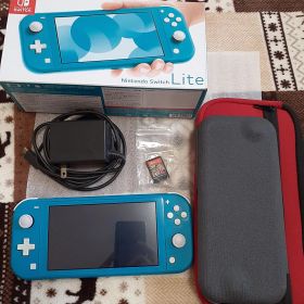 Nintendo Switch Lite ターコイズ 充電器+α