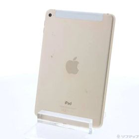 〔中古品〕 iPad mini 4 16GB ゴールド MK712J／A docomoロック解除SIMフリー【198】