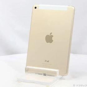 〔中古品〕 iPad mini 4 64GB ゴールド MK752J／A auロック解除SIMフリー【352】