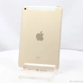 〔中古品〕 iPad mini 4 64GB ゴールド MK752J／A SIMフリー【348】