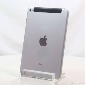 〔中古品〕 iPad mini 4 16GB スペースグレイ MK6Y2J／A SIMフリー【349】