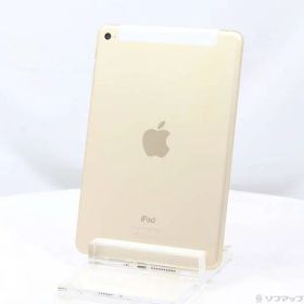 〔中古品〕 iPad mini 4 32GB ゴールド MNWG2J／A SIMフリー【344】