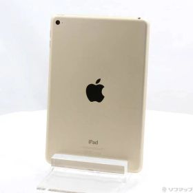 〔中古品〕 iPad mini 4 128GB ゴールド MK9Q2LL／A Wi-Fi【349】