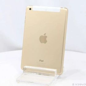 〔中古品〕 iPad mini 3 64GB ゴールド MGYN2J／A au【368】