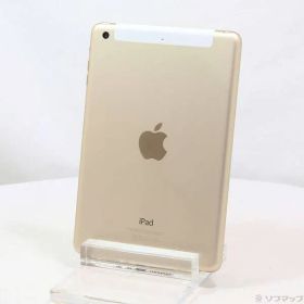 〔中古品〕 iPad mini 3 128GB ゴールド MGYU2J／A au【262】