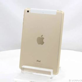 〔中古品〕 iPad mini 3 128GB ゴールド MGYU2J／A docomo【276】