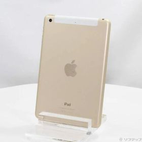 〔中古品〕 iPad mini 3 16GB ゴールド MGYR2J／A au【377】