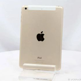 〔中古品〕 iPad mini 3 16GB ゴールド MGYR2J／A au【262】