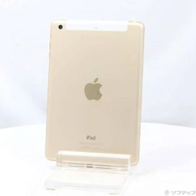 〔中古品〕 iPad mini 3 128GB ゴールド MGYU2J／A docomo【258】