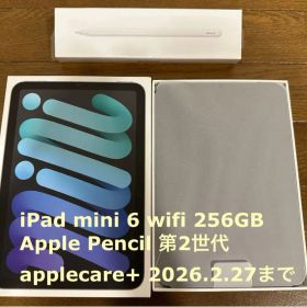 iPad mini 第6世代 256GB pencil applecare +