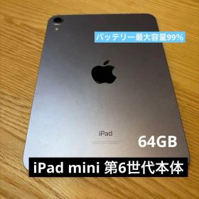 Apple iPad mini第6世代 64Gスペースグレー 本体動作問題なし