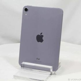 〔中古品〕 iPad mini 第6世代 64GB パープル MK8E3J／A auロック解除SIMフリー【368】