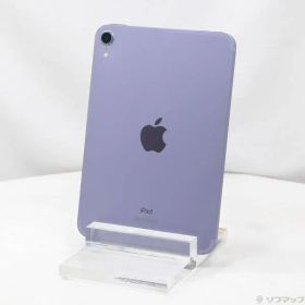 〔中古品〕 iPad mini 第6世代 64GB パープル MK8E3J／A SIMフリー【348】