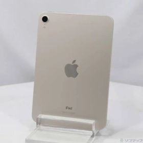 〔中古品〕 iPad mini 第6世代 256GB スターライト MK7V3J／A Wi-Fi【368】