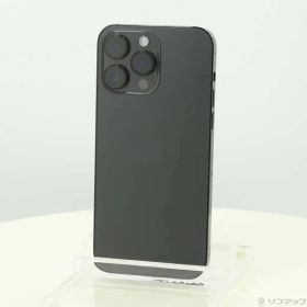 〔中古品〕 iPhone14 Pro Max 256GB スペースブラック MQ9A3J／A SIMフリー 〔ネットワーク利用制限▲〕【297】