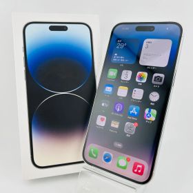 バッテリー良好 iPhone 14 ProMax 256GB シルバー SIMフリー(simロック解除済) 中古 本体 動作確認済 【最短送料無料】M-078