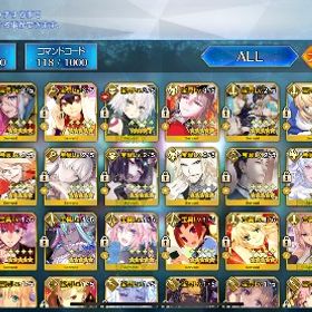 FGO引退アカウント ☆5鯖74種 合計94人 完凸カレスコ2枚あり | FGOのアカウントデータ、RMTの販売・買取一覧