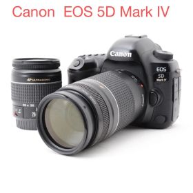 高画質/保証付/Canon EOS 5D Mark IV標準&望遠レンズセット