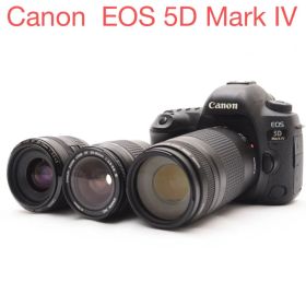 一眼レフカメラ/Canon EOS 5D Mark IVトリプルレンズセット