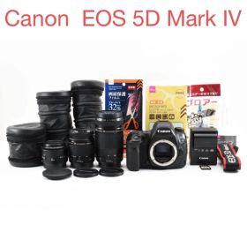 保証付き/動作品/Canon EOS 5D Mark IVリプルレンズセット