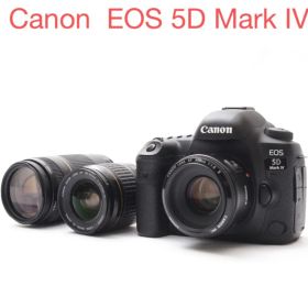 フルサイズCanon EOS 5D Mark IV標準&望遠&単焦点レンズセット
