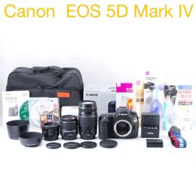 一眼レフカメラ/Canon EOS 5D Mark IVトリプルレンズセット