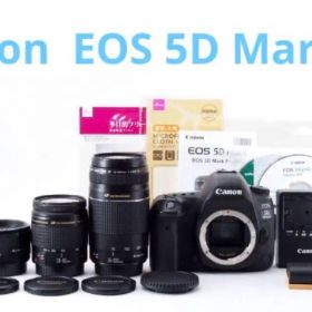 キャノン canon eos 5d mark iv標準&望遠&単焦点レンズセット