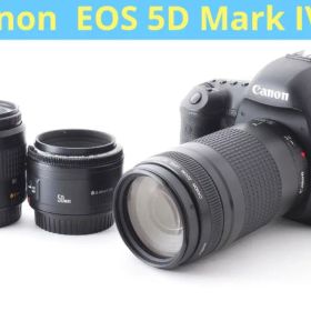 キャノンCanon EOS 5D Mark IV標準&望遠&単焦点レンズセット☆
