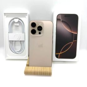 「Aランク」SIMフリー iPhone 16 Pro 128GB [デザートチタニウム] MYMX3J/A 本体 バッテリ90％以上