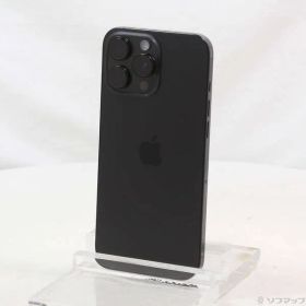 〔中古品〕 iPhone16 Pro Max 256GB ブラックチタニウム 3N528J／A SIMフリー【305】