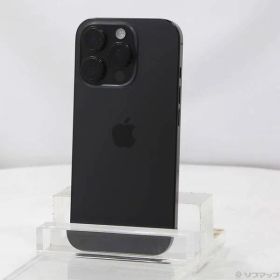 〔中古品〕 iPhone16 Pro 1TB ブラックチタニウム MYN83J／A SIMフリー【377】