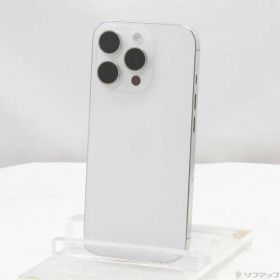 〔中古品〕 iPhone16 Pro 1TB ホワイトチタニウム MYN93J／A SIMフリー【262】