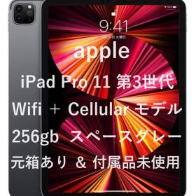 iPad Pro 11 第3世代 256GB Wi-Fi + Cellular