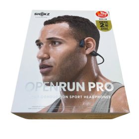 【訳アリアウトレット】SHOKZ/ショックス 骨伝導イヤホン OpenRun Pro [骨伝導 /Bluetooth対応] SKZ-EP-000007 ブラック