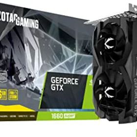 【中古】【非常に良い】ZOTAC GAMING GeForce GTX 1660 SUPER Twin Fan グラフィックスボード ZTGTX1660S-6GBTWIN/ZT-T16620F-10L VD7109