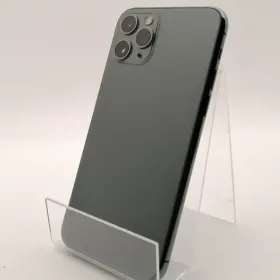 【中古】Apple au 【SIMロック解除済み】 iPhone 11 Pro 64GB ミッドナイトグリーン MWC62J/A【神保町】保証期間１ヶ月【ランクB】