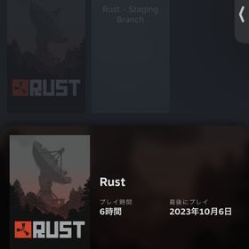 Rust 所持のSteamアカウント