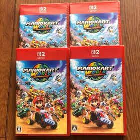 マリオカート ワールド Switch 2 新品未開封シュリンク付き 4枚セット(家庭用ゲームソフト)