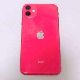 正常動作 iPhone11 本体 128G レッド 箱あり 画面割れあり