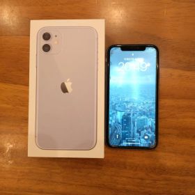 Apple iPhone 11 本体 パープル ジャンク