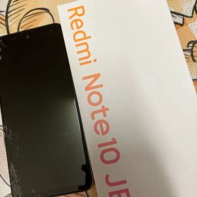 Redmi Note 10 JE グレー 画面ひび割れあり