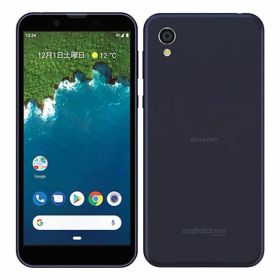 【中古】【安心保証】 SHARP Android One S5[32GB] SoftBank ダークブルー