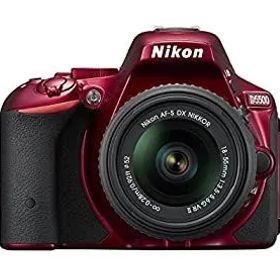 【中古】(非常に良い)Nikon デジタル一眼レフカメラ D5500 18-55 VRII レンズキット レッド 2416万画素 3.2型液晶 タッチパネル D5500LK18-55RD