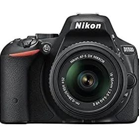 【中古】(非常に良い)Nikon デジタル一眼レフカメラ D5500 18-55 VRII レンズキット ブラック 2416万画素 3.2型液晶 タッチパネル D5500LK18-55BK