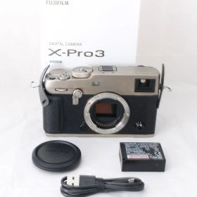 ☆良品・ショット数5949回☆ FUJIFILM ミラーレス一眼カメラ X-Pro3 DRシルバー FX-X-PRO3-DS フジフイルム #4077