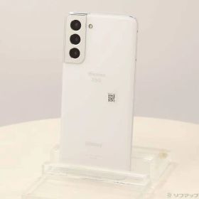 〔中古品〕 Galaxy S21 5G 256GB ファントムホワイト SC-51B docomo【258】